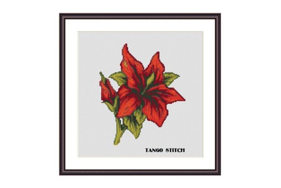 A Designer's Review: The Lily Cross Stitch Flower for Boutique Apparel