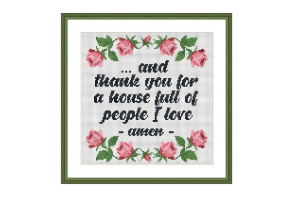 A Housewarming Cross Stitch Full of Seasonal Heart