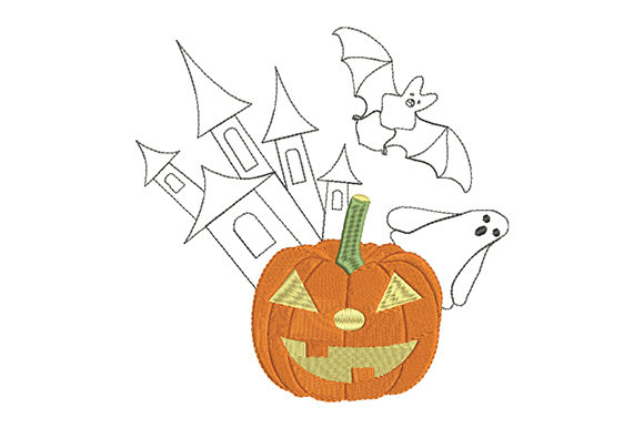 A Seasonal Stitch: Reviewing Halloween Pumpkin Lantern End Bat