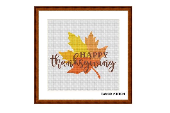 A Warm, Welcoming Thanksgiving Cross Stitch Pattern