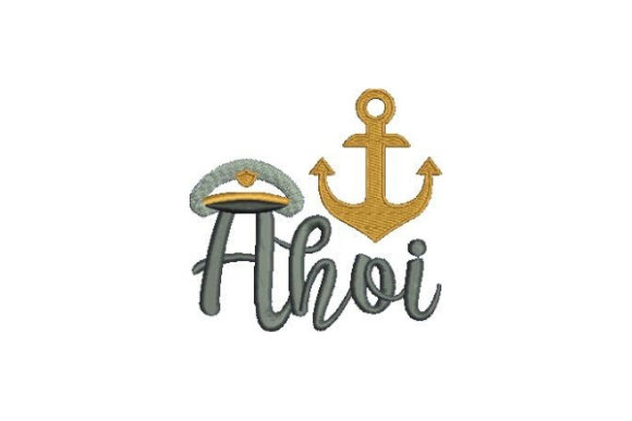 Ahoi Embroidery: A Seasonal Sailor's Delight