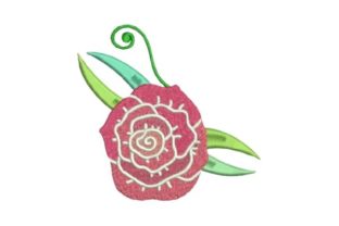 Big Flower: A Romantic Embroidery Design for Market Success