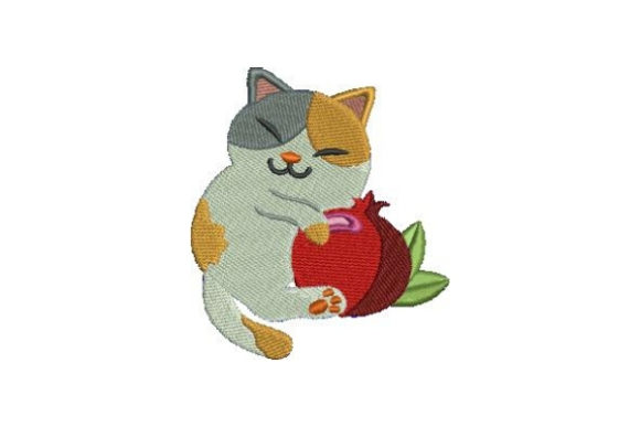 Cat Hugging Pomegranate: A Designer's Review for Apparel