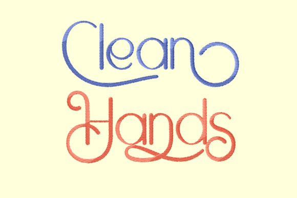 Clean Hands Lettering: A Boutique Embroidery Design Review