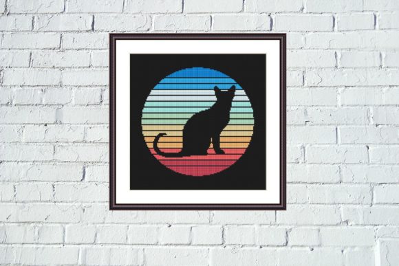 Cute Black Cat Silhouette Cross Stitch Review for Personalized Gifts