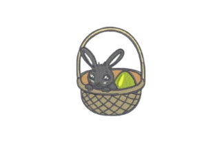 Easter Bunny Basket Embroidery Review for Seasonal Products
