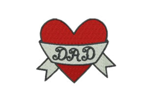 Is the Dad Heart Tattoo Embroidery Design a Profitable Choice for Your Shop?
