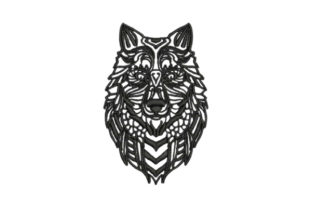 Putting the Zentangle Wolf Embroidery Design to the Test