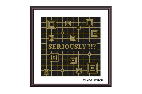 Reviewing Seriously Funny Geometric Cross Stitch for Personalized Gifts