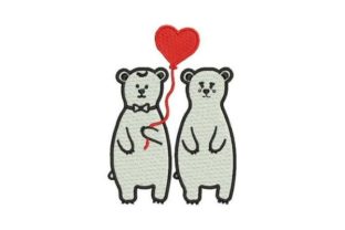 Sweet Lover Polar Bears Embroidery Design Review