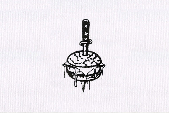 The Burger Knife: A Festive Food Embroidery Review